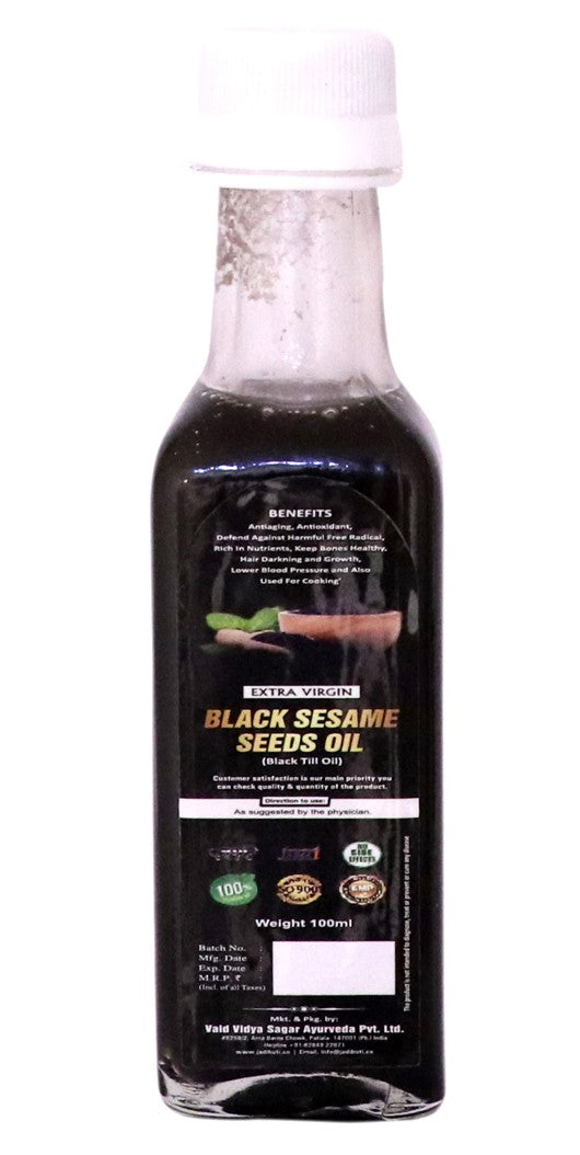 Extra Virgin Black Sesame Seeds Oil (Black Till)